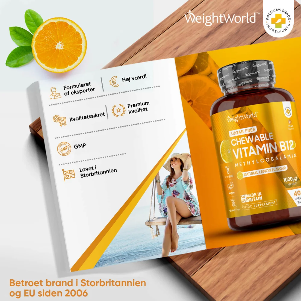 B12-Vitamin Tyggetabletter 1000 mcg - Image 5