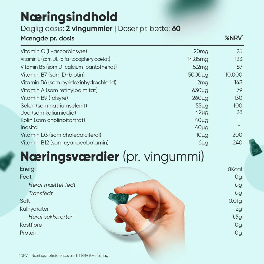 Biotin Vingummier 5000 mg - Image 4
