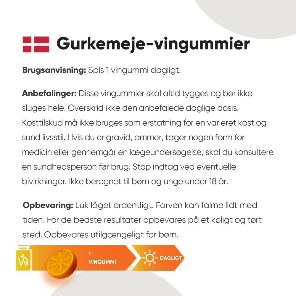 Gurkemeje Gummies 2100mg - Image 4