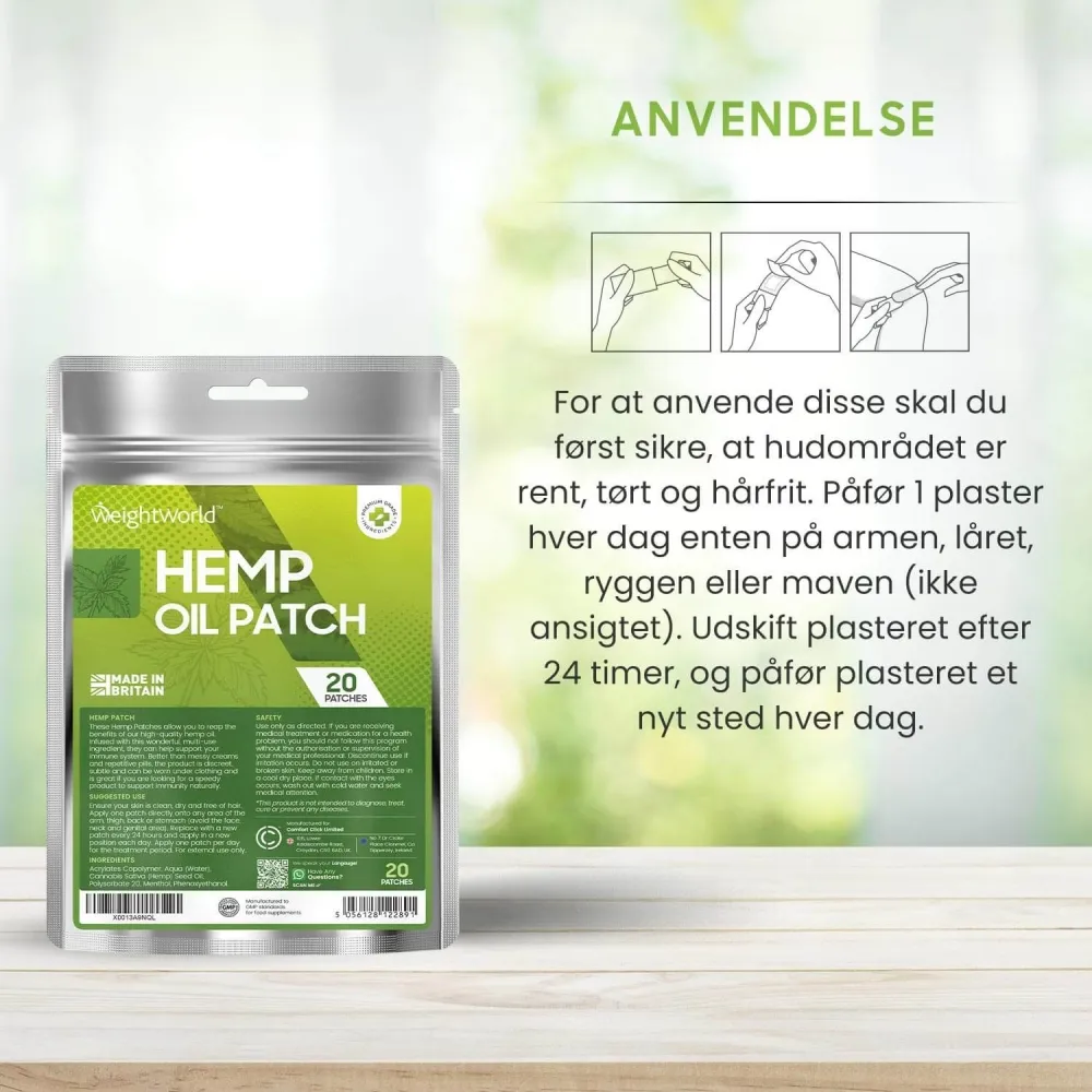 Hampefrøolie Plastre - Image 3