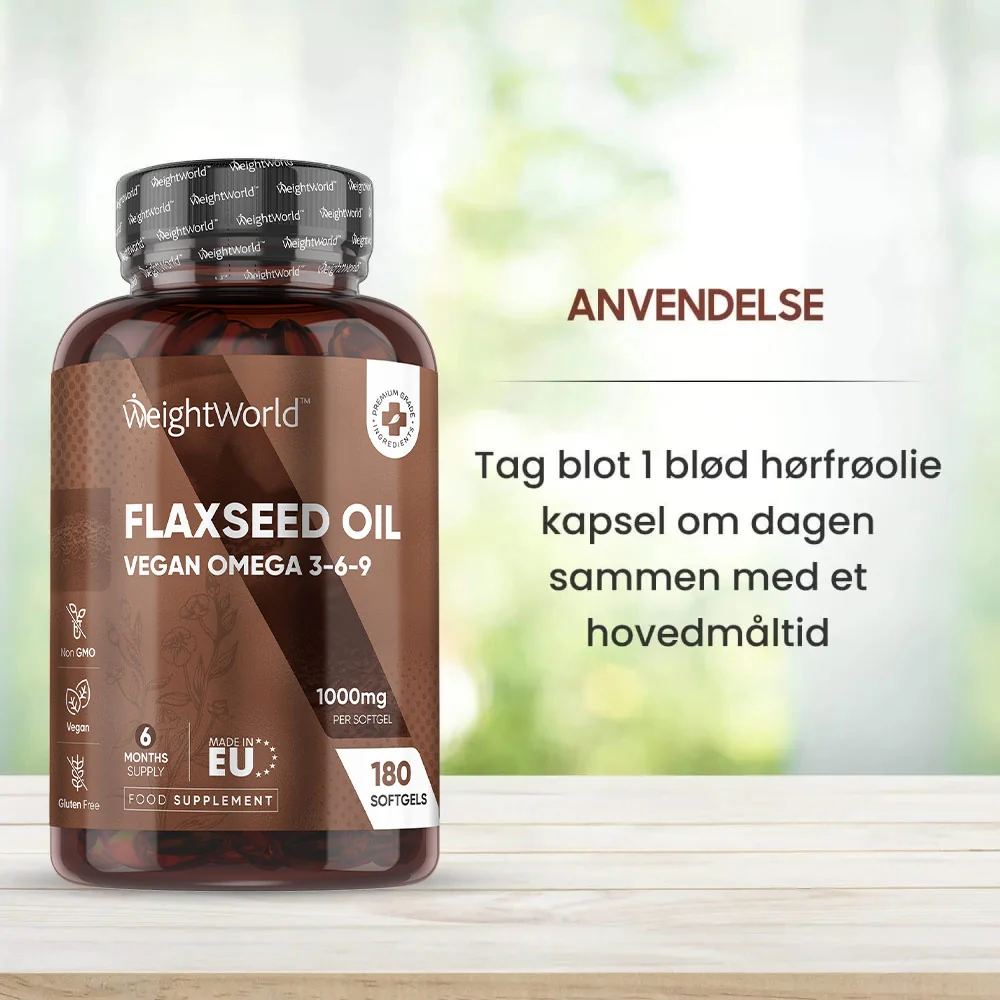 Hørfrøolie Kapsler 1000 mg - Image 3