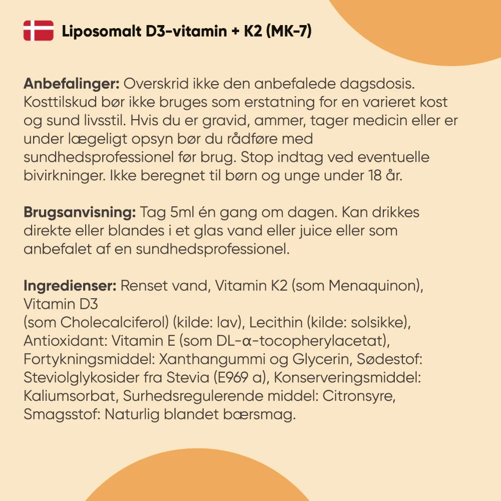 Liposomal D3-Vitamin + K2 Drik - Image 4