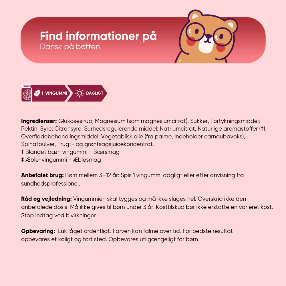 Magnesium Vingummier til Børn - Image 3