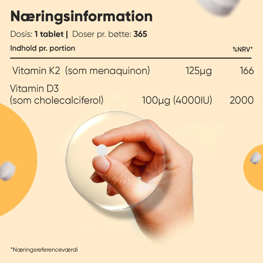 Vitamin D3 + K2 Tabletter - Image 3